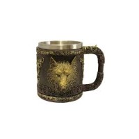 Kurt Detaylı Çelik Kupa