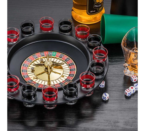 Shot Bardaklı Rulet Oyun Seti - Shot Roulette Set