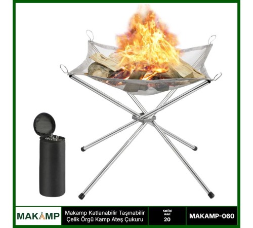 MAKAMP Katlanabilir Ateş Çukuru 060 MAKAMP Katlanabilir Ateş Çukuru 060