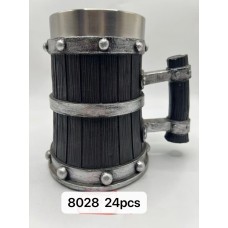 Büyük Boy Gümüş işlemeli Çelik Kupa Kod 8028