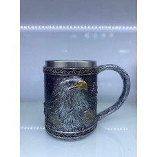 Kartal Motifli Çelik Kupa 220076