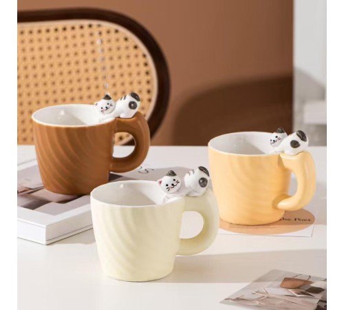 Kedi Motifli Kupa Bardak