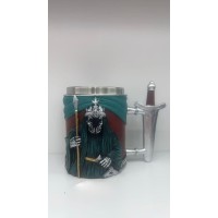 XH49 Nazgul Motifli çelik kupa 